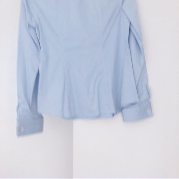 Banana Republic Blue Cotton Dress Shirt - Picture 4 of 5